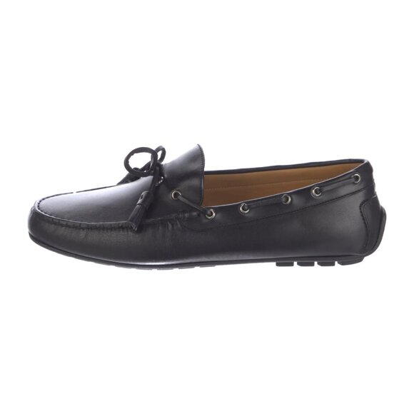 Ralph Lauren Purple Label Leather Harold Tassel Black Leather. NEW $895 main image 6